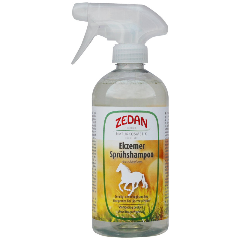Shampoing spray dermite estivale cheval Zedan 500ml - Le Paturon