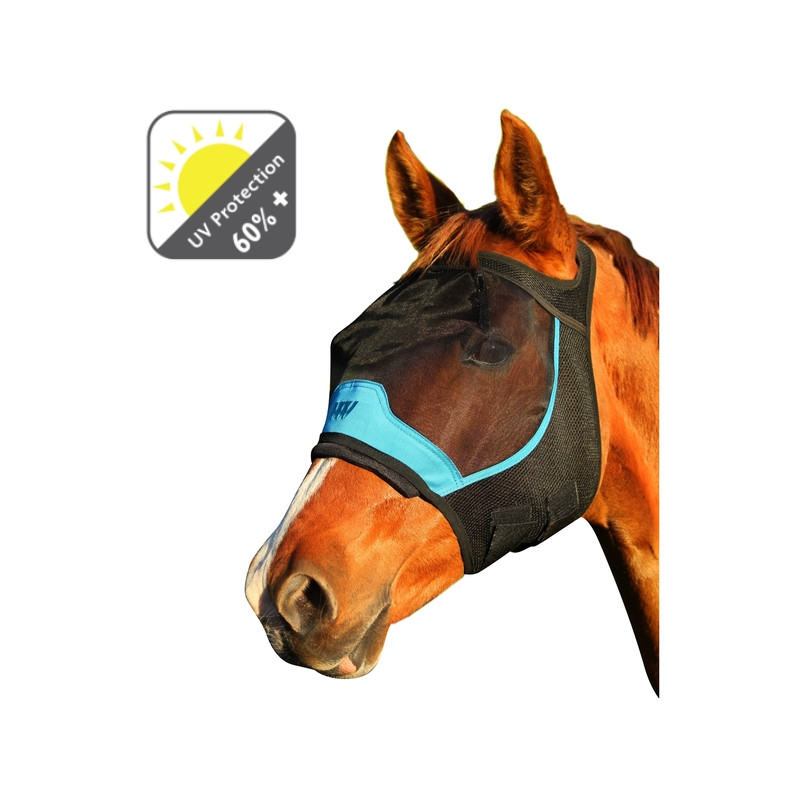 1 Masque cheval anti-mouche anti-uv Woof Wear sans oreilles - Le Paturon