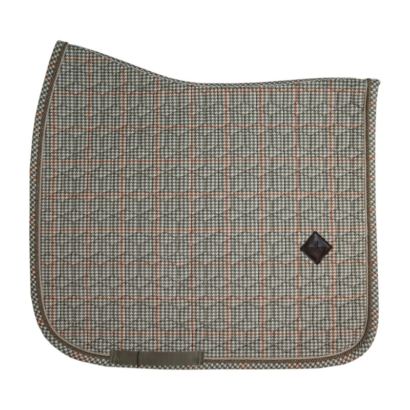 1 Tapis chabraque Pied-de-poule Kentucky Beige dressage- Le Paturon 