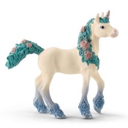 Figurine poulain de licorne aux fleurs Schleich