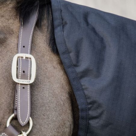 Couvre-cou cheval extérieur 150g Kentucky Horsewear marine - Le Paturon
