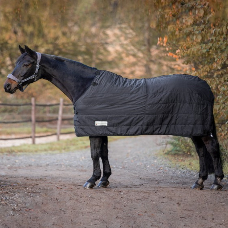 Sous-couverture cheval Thermo Clip-In 100g Waldhausen noir - Le Paturon