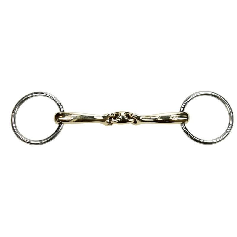 Mors Filet de Bride Sprenger Dynamic RS Double Brisure Sensogan Le Paturon