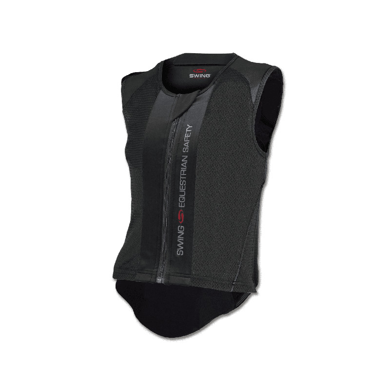 Protection dos cavalier enfant Swing noir - Le Paturon