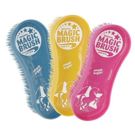 Brosse cheval Magic Brush Stable Pro lot de 3 classic - Le Paturon
