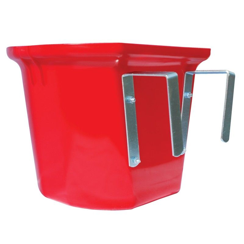 Mangeoire plastique de porte à crochets 17.5 L La Gée