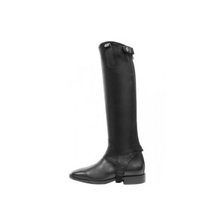 Mini-chaps équitation Exclusive élastique et cuir synthétique ELT - Le Paturon