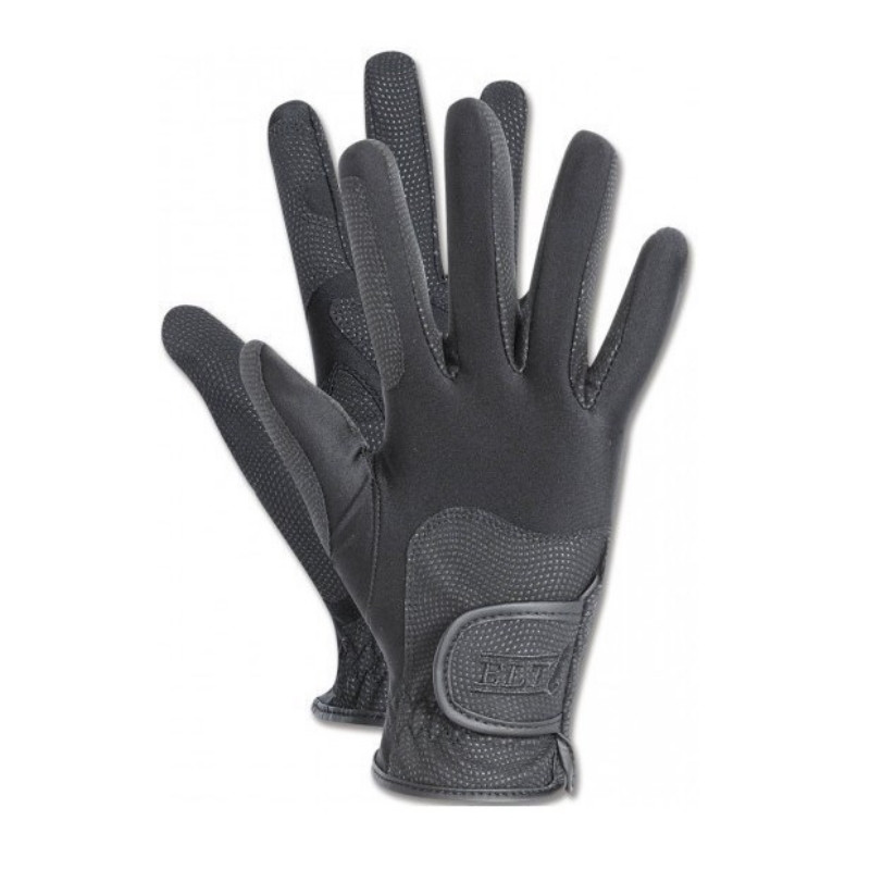 Gants équitation toutes saisons Metropolitan ELT noir - Le Paturon