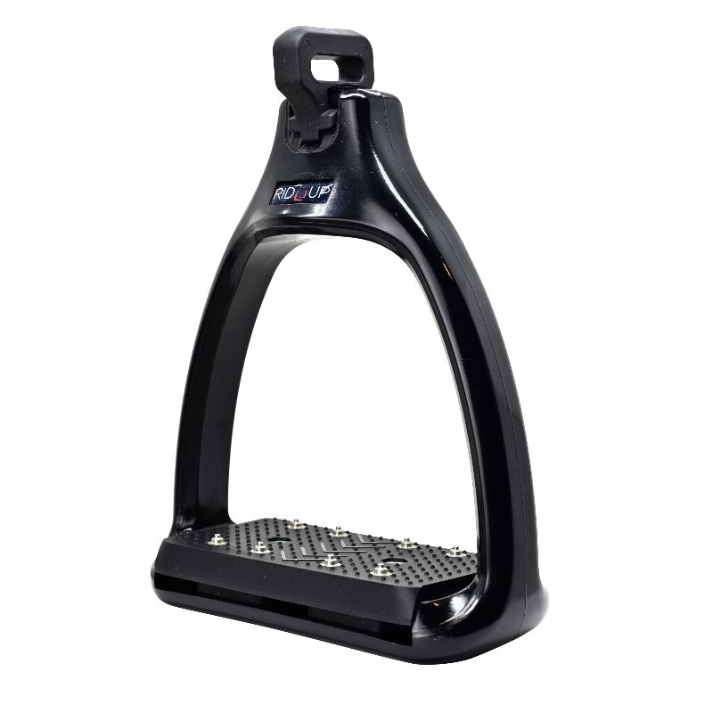 Etriers équitation Plus² Classique Rid'Up noir - Le Paturon