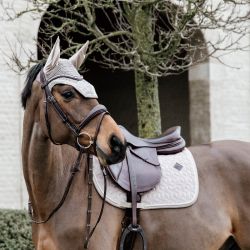 Tapis Velvet Basic cheval dressage et jumping en velours Kentucky - Le Paturon