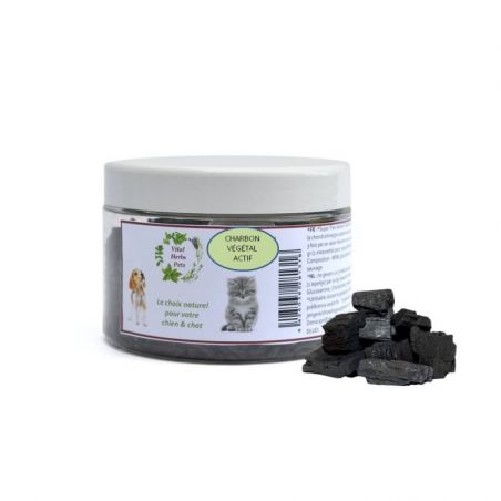 Drainant chiens et chats Charbon et Argile naturels Vital Herbs - Le Paturon