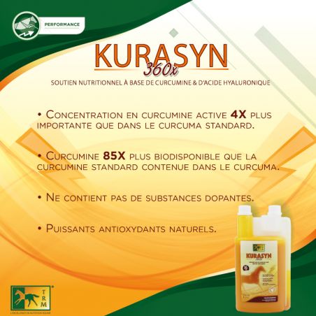 KuraSyn 360 x TRM Curcuma Articulations cheval 1,2 L