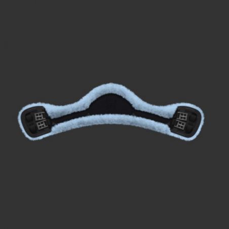 Sangle courte Mattes personnalisable Athletico SLIM LINE cheval doublée mouton - Le Paturon