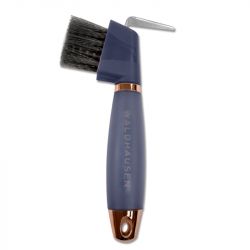 Cure-pied sabot cheval brosse Gel Series Waldhausen noir / or rose - Le Paturon