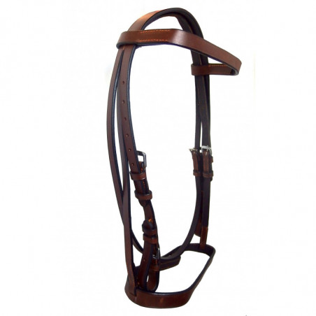 Bridon Cavalhorse muserolle française cuir huilé cheval - Le Paturon