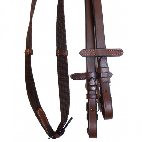 Bridon Cavalhorse muserolle française cuir huilé cheval - Le Paturon