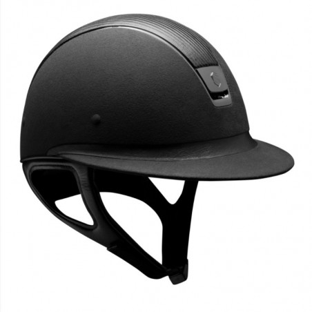 Casque Samshield Miss Shield Premium liseré de couleur noir - Le Paturon