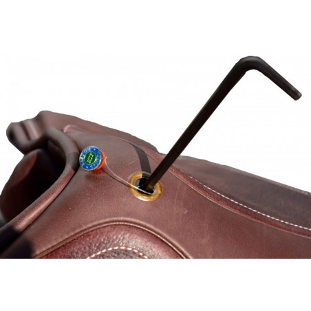 Selle cheval dressage Closer Contact Dress arcade arçon ajustable chêne - Le Paturon