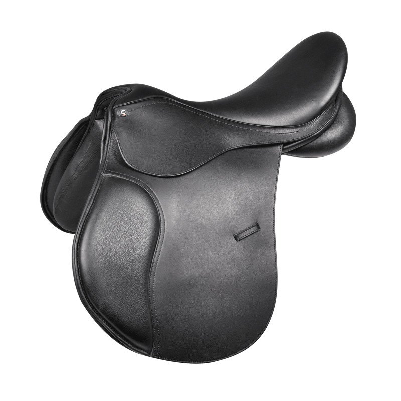 Selle cuir mixte poney Waldhausen Comfort avec arcade interchangeable - Le Paturon