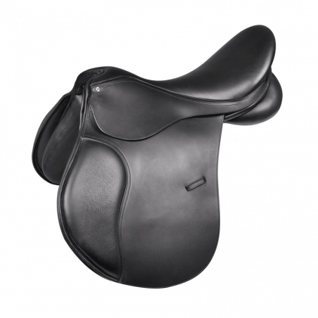 Selle cuir mixte poney Waldhausen Comfort avec arcade interchangeable - Le Paturon