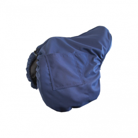 Housse selle Kentucky matelassée marine - Le Paturon