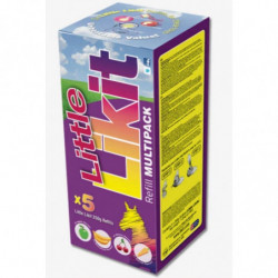 Friandises Likit cheval pomme, banane, cerise, carotte assortiment 1250g - Le Paturon