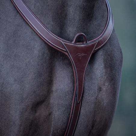 Collier de chasse Dy'on Collection cheval à long pont noisette - Le Paturon