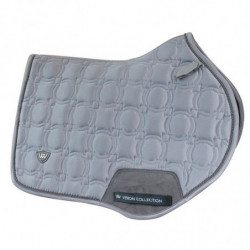 Tapis Woof Wear Satin Vision cheval gris alu - Le Paturon