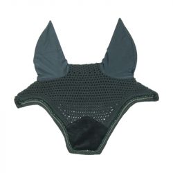 Bonnet Velvet Pearl Kentucky anti-mouche vert sapin - Le Paturon