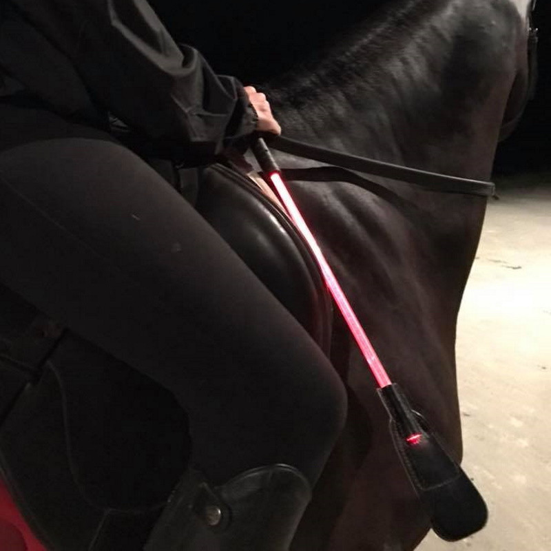 Cravache Equizor Harry's Horse équitation lumineuse 3 couleurs - Le Paturon