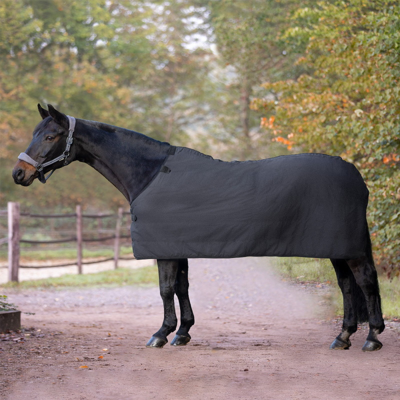 Sous-couverture Waldhausen Economic polaire cheval noir - Le Paturon