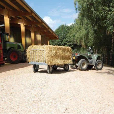 Chariot 4 roues galvanisé sans échelons La Gée - Le Paturon