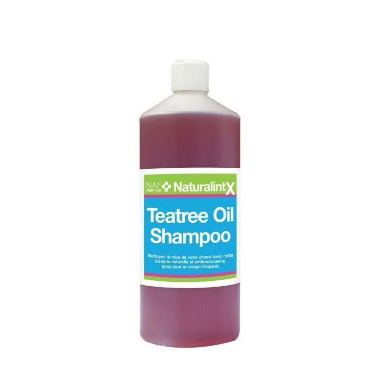 Shampoing Tea Tree Oil Naf NaturalintX désinfectant cheval - Le Paturon