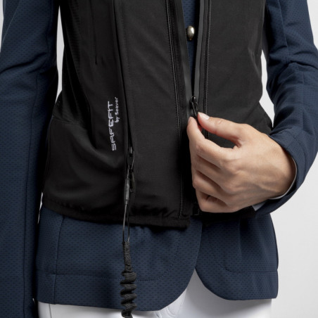 Gilet airbag cavalier Safefit Seaver équitation noir - Le Paturon