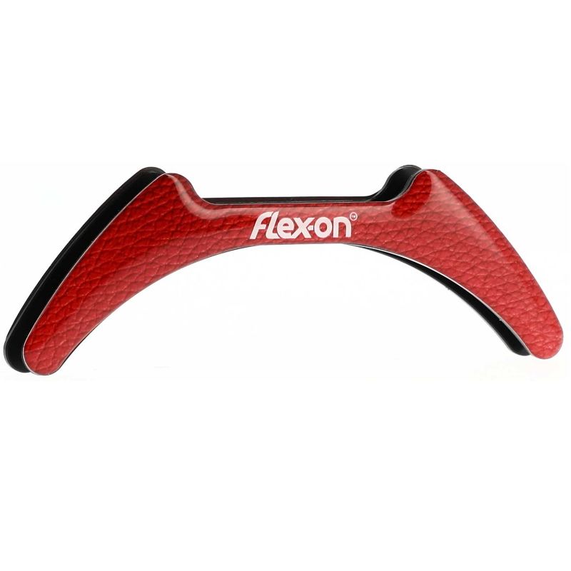 Kit personnalisation étriers Green Composite Flex-On cuir rouge - Le Paturon