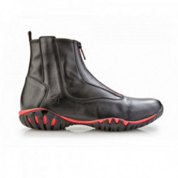 Boots Sergio Grasso Dynamic cuir équitation noir rouge - Le Paturon