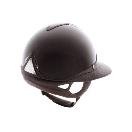 Casque Antarès Vernis Premium Eclipse Strass équitation bison - Le Paturon