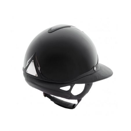 Casque Antarès Vernis Premium Eclipse Strass équitation gris - Le Paturon