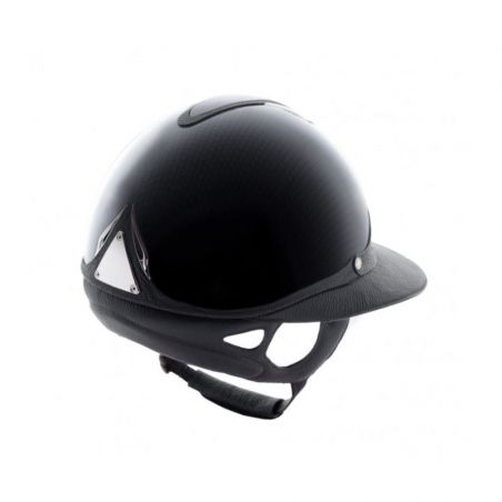 Casque Antarès Vernis Premium Eclipse Strass équitation carbone - Le Paturon