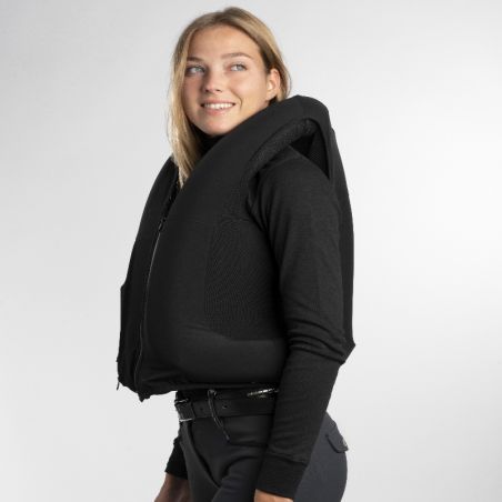 Gilet airbag cavalier Safefit Seaver équitation noir - Le Paturon