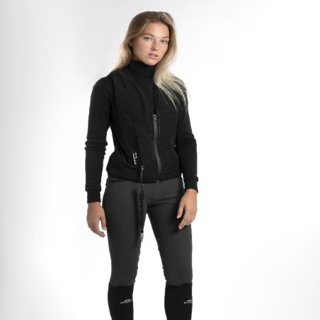 Gilet airbag cavalier Safefit Seaver équitation noir - Le Paturon