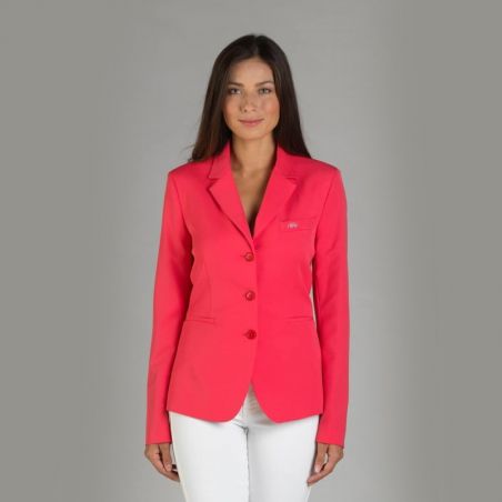 Veste de concours GPA Naska unie équitation corail - Le Paturon