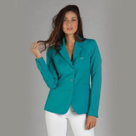 Veste de concours GPA Naska unie équitation vert - Le Paturon