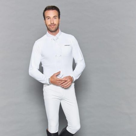 Polo Harcour Piano Rider concours équitation homme manches longuesPolo Harcour Piano Rider concours équitation homme manches lon
