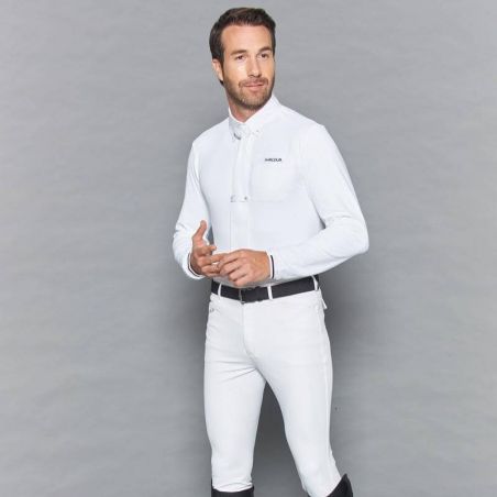 Polo Harcour Piano Rider concours équitation homme manches longues - Le Paturon