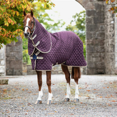 Couverture Horseware Amigo Stable Plus écurie avec couvre cou cheval - Le Paturon