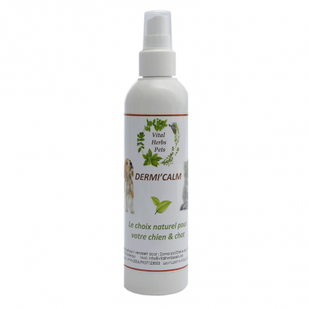 Dermi'Calm Vital Herbs chien et chat lotion apaisante - Le Paturon