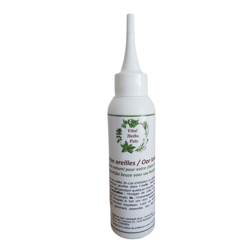 Lotion oreille Vital Herbs chien et chat - Le Paturon