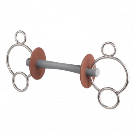 Mors Beris Comfort 3 anneaux doux - Le Paturon