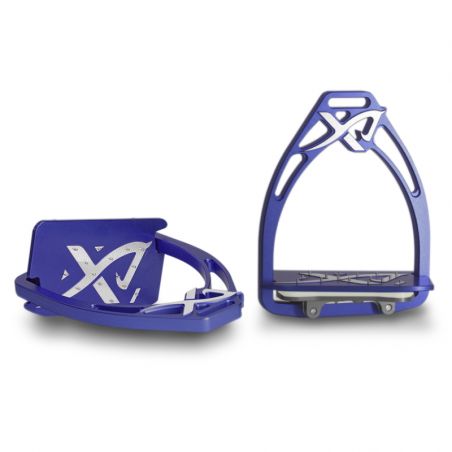 Etrier personnalisable Exalte Orienté équitation bleu - Le Paturon
